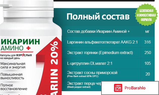 Икариин амино плюс купить в аптеке 