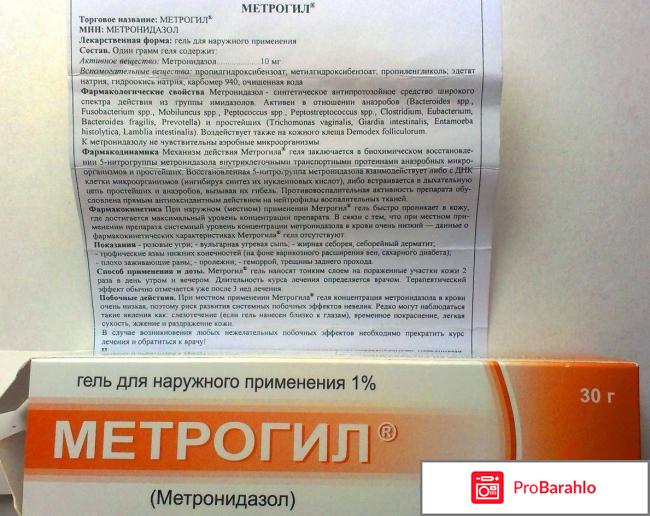Таблетки, раствор, вагинальный гель Метрогил 