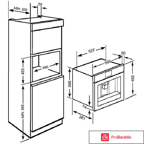 Встраиваемая кофемашина Smeg CMS8451A отрицательные отзывы