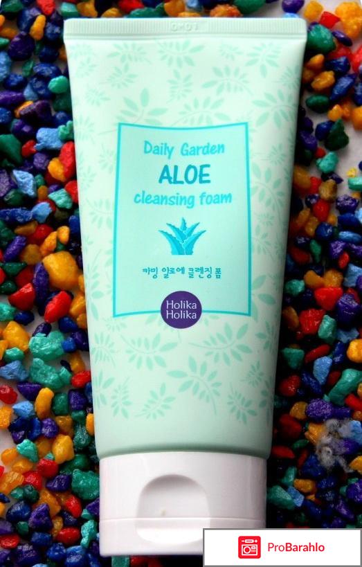 Пенка Aloe 99% Cleansing Foam Holika Holika отрицательные отзывы