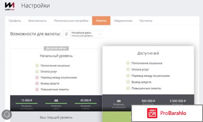 Отзывы wallet one обман