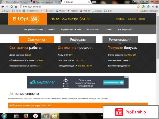 Http://bitopt24.com/ отзывы владельцев