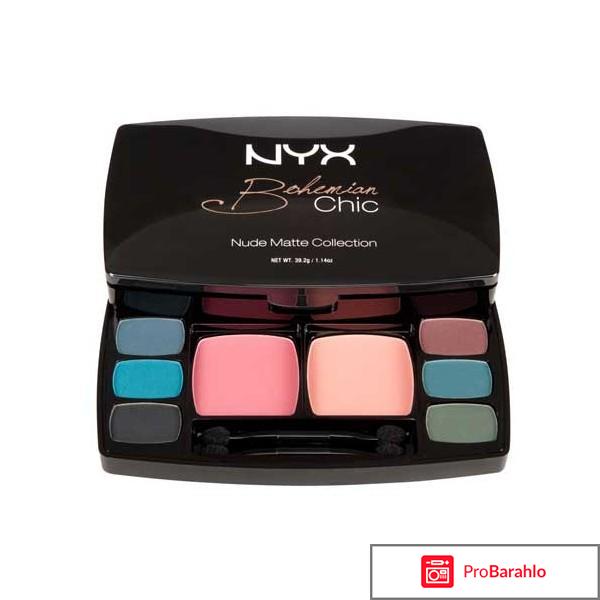 Тени для век Набор для макияжа Bohemian Chic NYX обман
