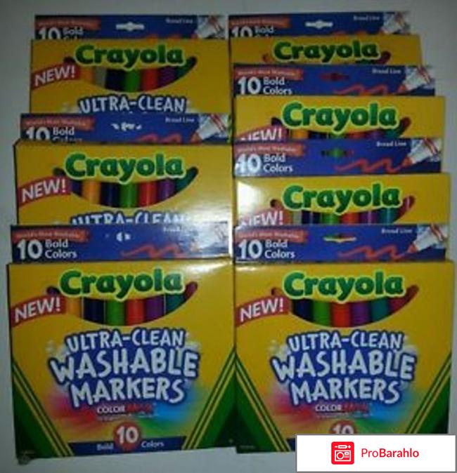 Фломастеры Crayola Ultra-clean Woshable Markers 