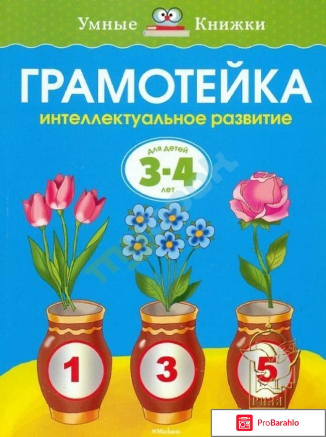 Книга  Грамотейка. Интеллектуальное развитие детей 3-4 лет 