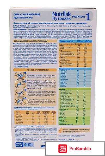 Нутрилак гипоаллергенный отзывы отрицательные отзывы