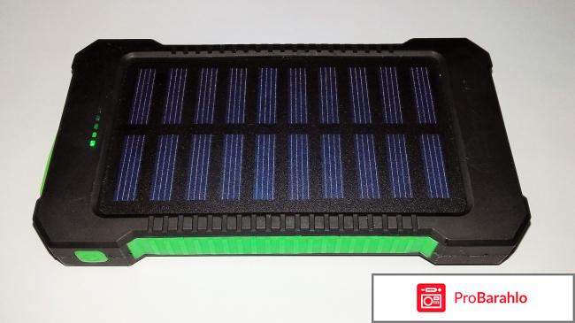 Внешний аккумулятор с солнечной батареей DCAE 10000 mAh реальные отзывы