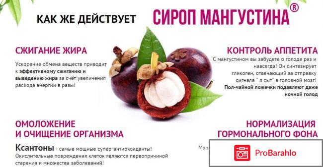 Mangosteen отзывы реальные 