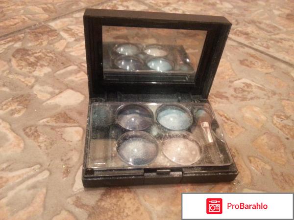 Тени для век Quattro Eyeshadow NoUBA отрицательные отзывы
