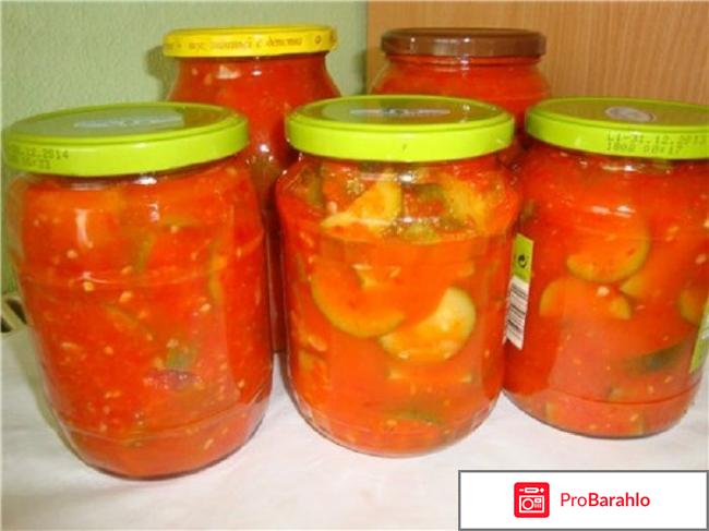 Кабачки в томатном соусе 