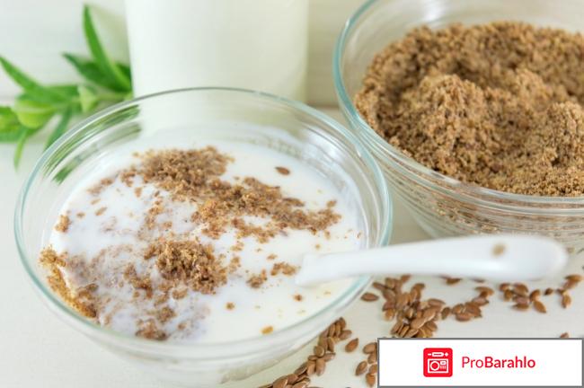 Льняная мука с кефиром для похудения отзывы 