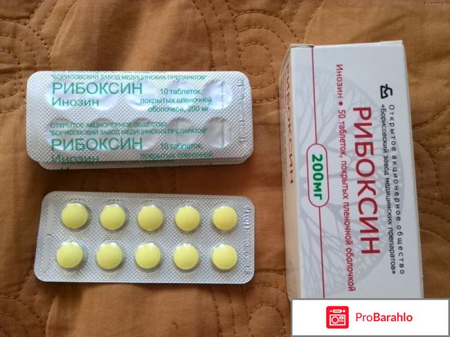 Рибоксин инструкция по применению 