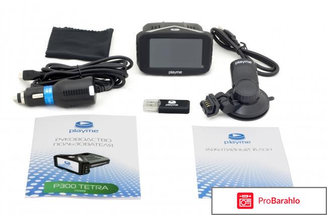 PlayMe P300 Tetra видеорегистратор с радар-детектором 