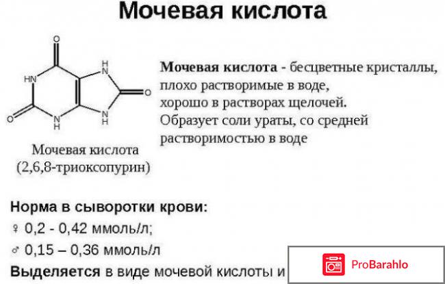 Как вывести мочевую кислоту из организма 