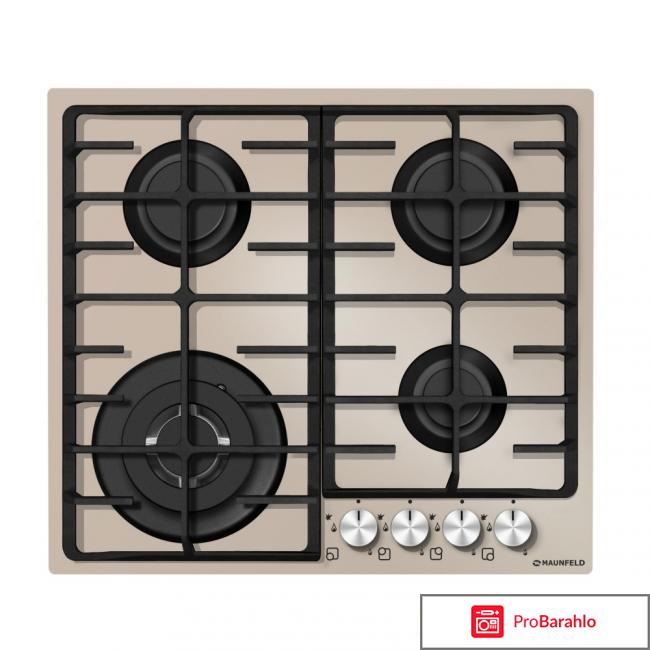 Варочная панель Maunfeld MGHG 64 76I(D) темно бежевый 