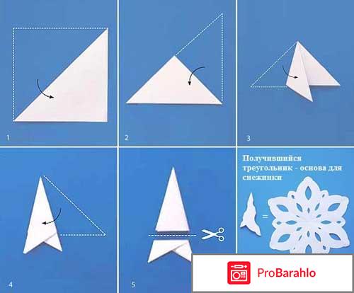 Как сделать снежинку из бумаги отрицательные отзывы