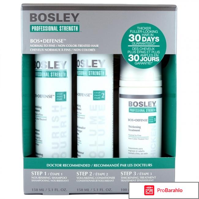 Уход Система зеленая Вos Defense Starter Pack Bosley 