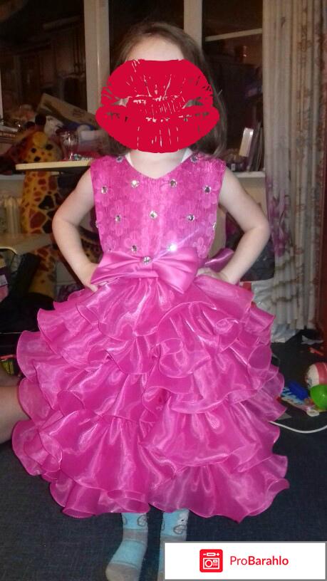 Праздничное платье для девочки с Алиэкспресс. отрицательные отзывы