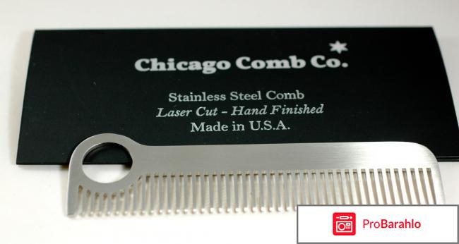 Расчески Модель №1. Матовая Chicago Comb Co. реальные отзывы