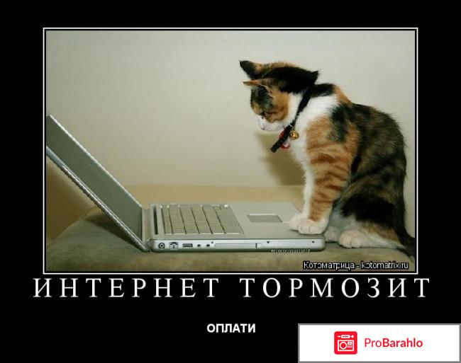 Интернет тормозит 