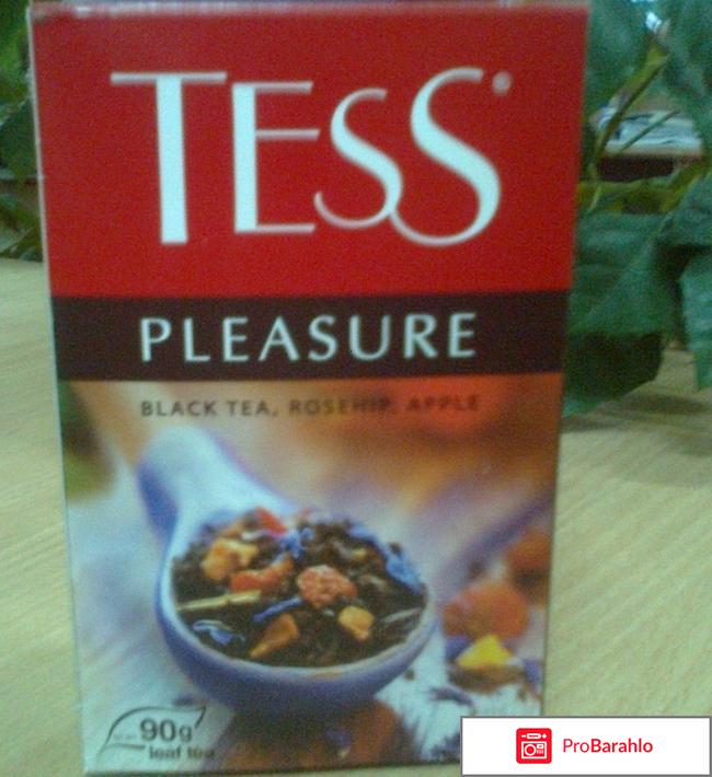 Чай Tess Fleasure c шиповником и яблоком 