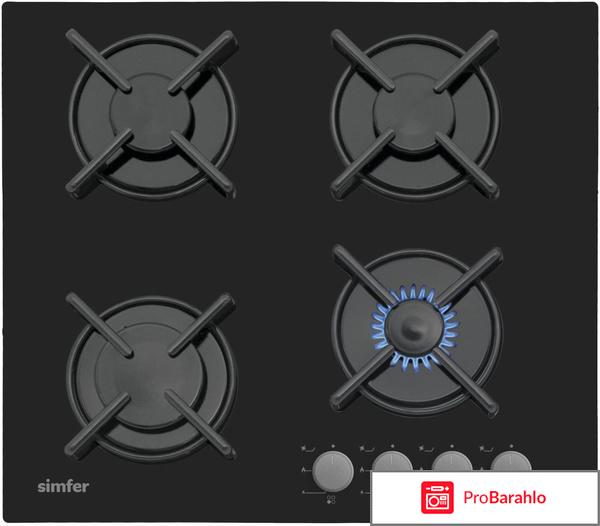 Simfer H60N40B412 панель варочная газовая 