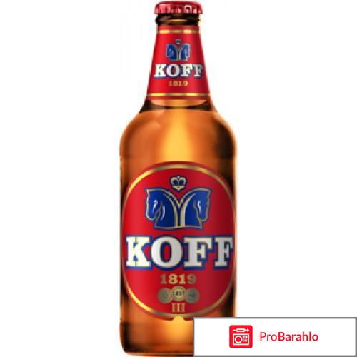 Пиво koff отрицательные отзывы