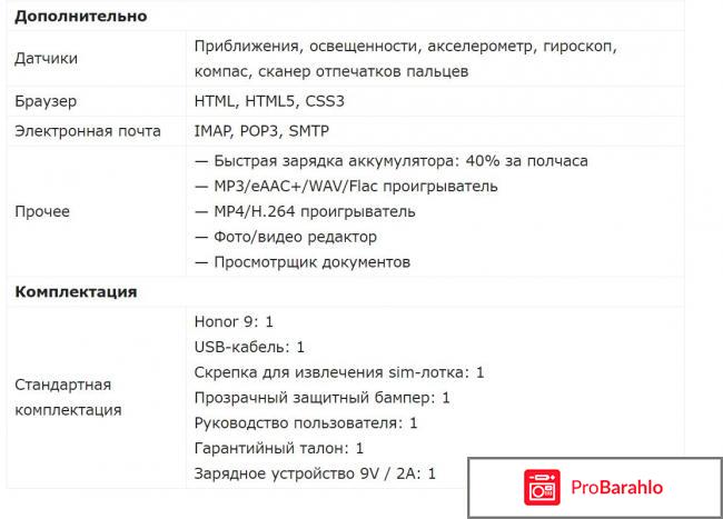 Honor 9 цена и характеристика отзывы отзывы владельцев