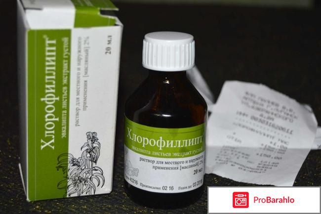 Хлорофиллипт раствор в масле ООО «ОЗ «ГНЦЛС» 