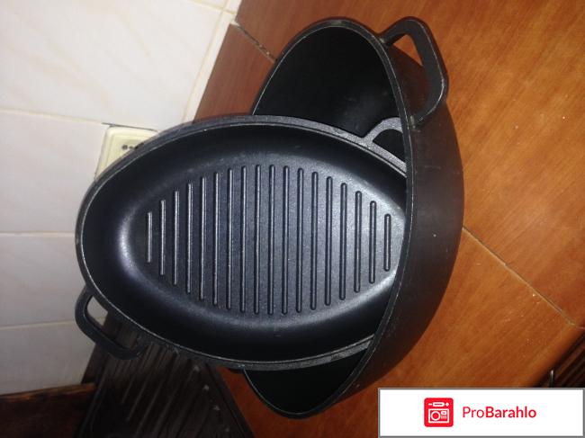 Гусятница Биол с крышкой сковородкой-гриль обман