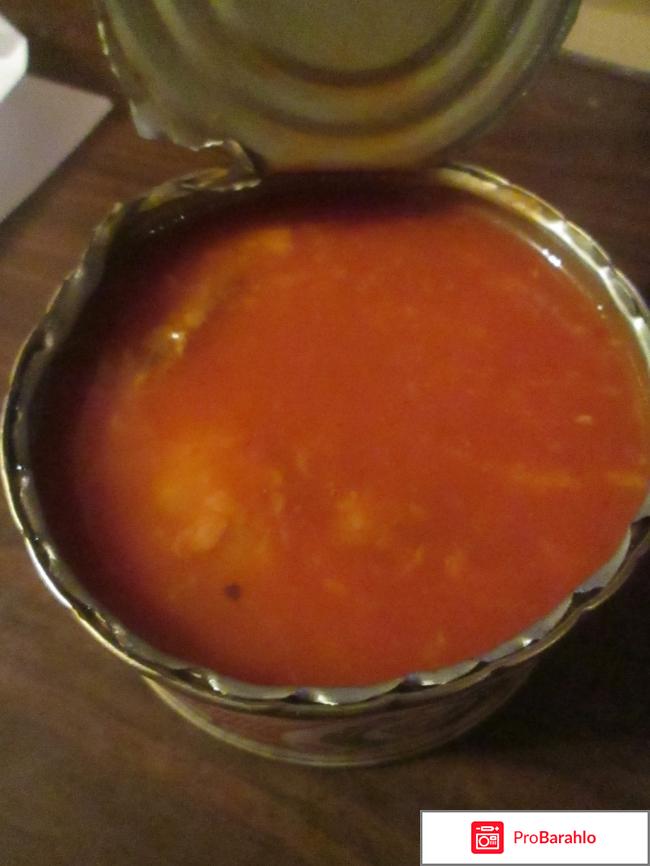 Бычки в томатном соусе 