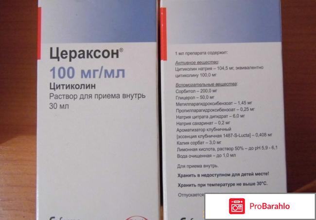 Цераксон и отзывы пациентов отрицательные отзывы