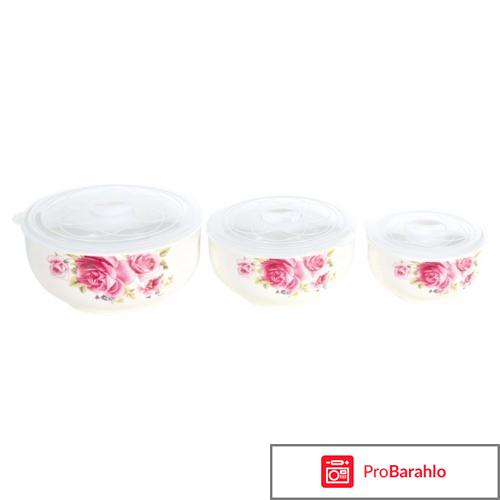 Набор мисок с крышками Bohmann BHP-138 отрицательные отзывы