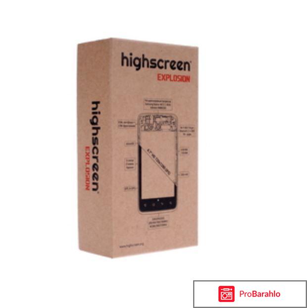 Highscreen explosion фото