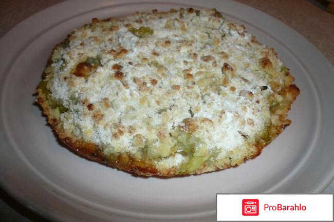 Песочный пирог с ревенем реальные отзывы