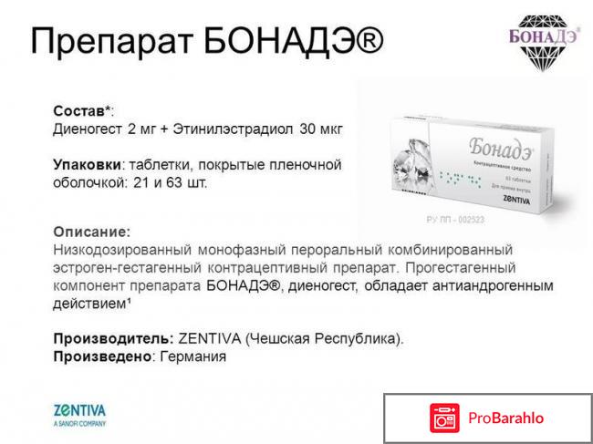 Бонадэ отзывы врачей плюсы минусы обман