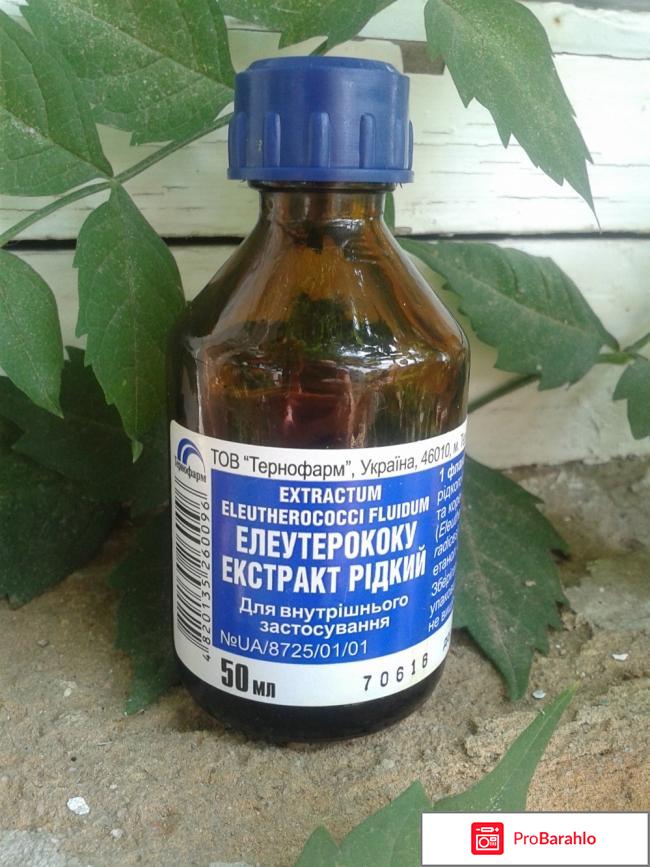 Настойка  Элеутерококка 
