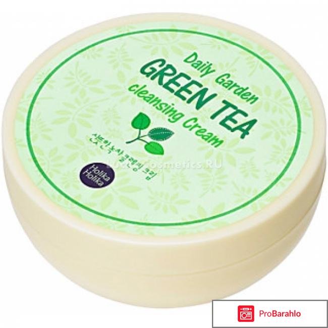 Крем Daily Garden Green Tea Fermentation Cleansing Cream Holika Holika 
