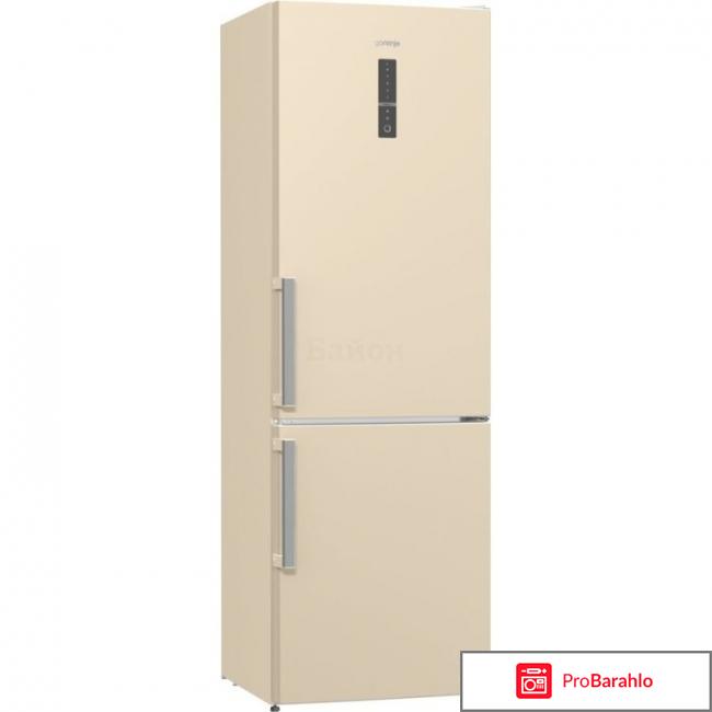 Gorenje NRK6201MC-O, Beige Silver холодильник 