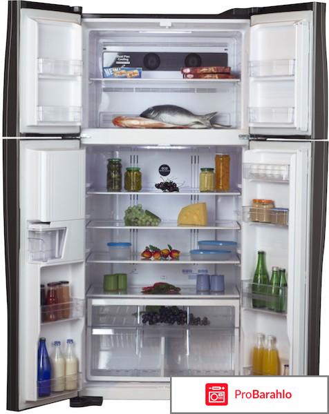 Холодильник Hitachi R-W662 PU3 GBK 