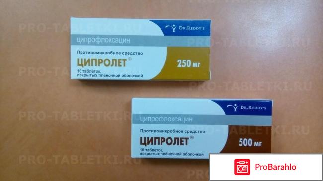 Ципролет отзывы от жкт 