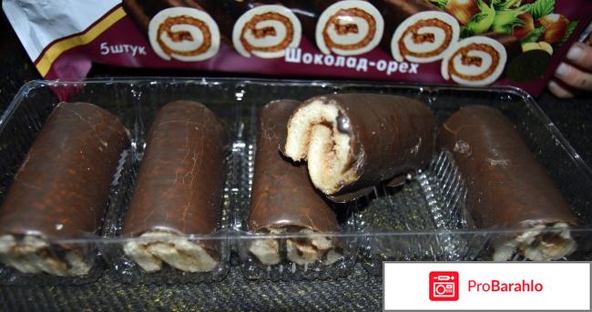 Мини-рулеты бисквитные Раменский кондитерский комбинат Мастер Десерта с кремовой начинкой шоколадно-ореховой отрицательные отзывы