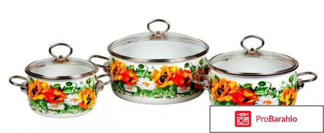 Набор кастрюль Vitross Floristeria №03 отрицательные отзывы