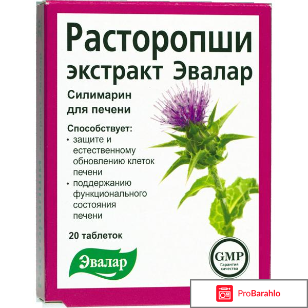 Расторопша для печени в таблетках цена отрицательные отзывы