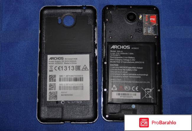 Archos 50 Cobalt реальные отзывы