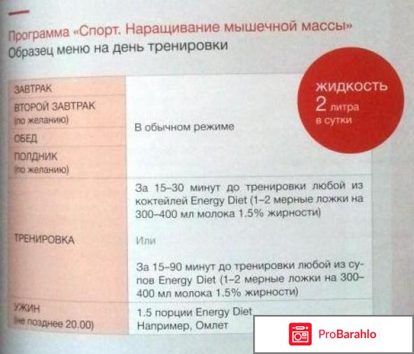 Функциональные продукты питания NL International Energy Diet 