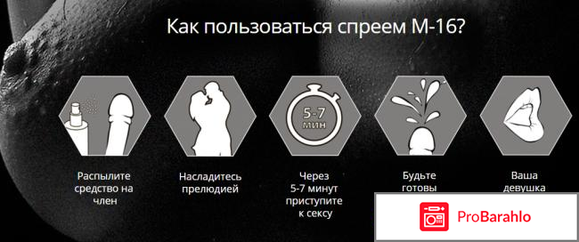 Спрей м 16 инструкция по применению 
