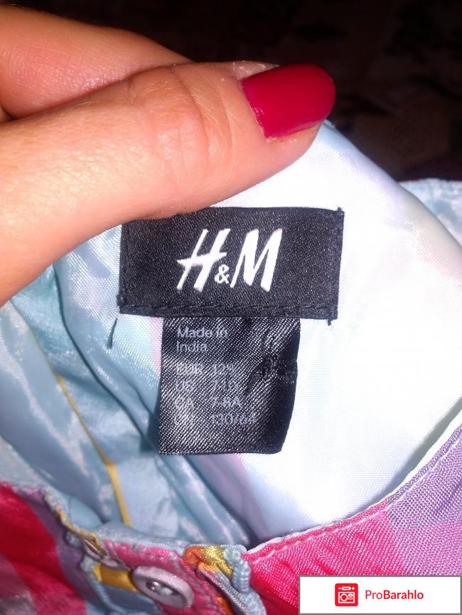 Платье детское H&M обман