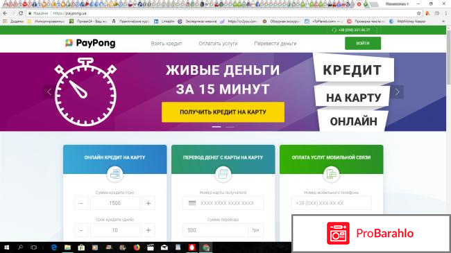 PayPong – онлайн платформа мгновенных финансовых услуг 