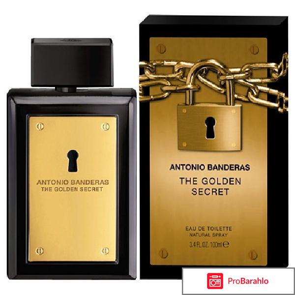 Туалетная вода Golden Secret Antonio Banderas обман